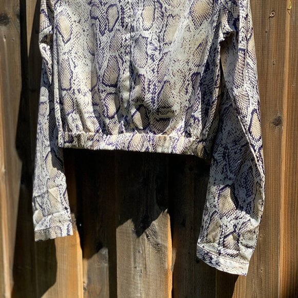 Idem / Idtto Snake Print Blouse – Size M - Picture 9 of 12